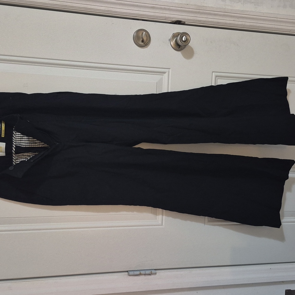 Maeve Anthropologie Naomi Black High-Waist Wide-Leg Pants - Picture 2 of 10